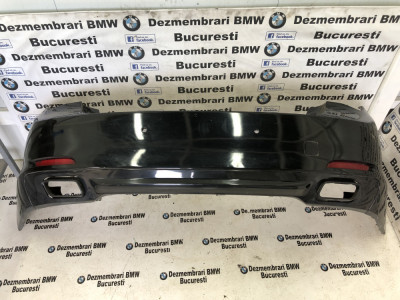 Bara spate originala BMW seria 7 F01,F02,F03 740d 750 evacuare dubla foto