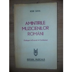 Amintirile muzicienilor romani- Iosif Sava