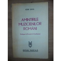 Amintirile muzicienilor romani- Iosif Sava