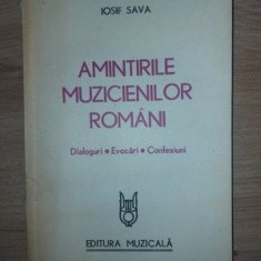 Amintirile muzicienilor romani- Iosif Sava