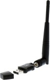 Adaptor placa retea wireless, T &#039;nB ADWF600AC USB WiFi Dongle 600 Mbps, Negru