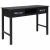 Gossi masa consola, negru, 110 x 45 x 76 cm, lemn
