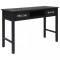 Gossi masa consola, negru, 110 x 45 x 76 cm, lemn