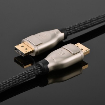 DisplayPort tata la tata 4K 3D Nylon Braid Professional-Lungime 3 Metri foto