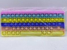 Jucarie antistres, Pop It forma tastatura multicolora foto
