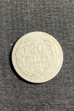 Moneda 20 filler 1892 Ungaria