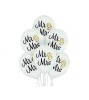Set 6 baloane Mr &amp; MRS, Belbal D11, alb, Godan