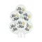 Set 6 baloane Mr &amp; MRS, Belbal D11, alb