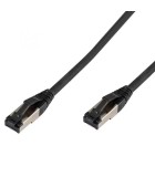 Cablu STP CAT8 Patchcord 1.5m RJ45-RJ45 negru max 40GB