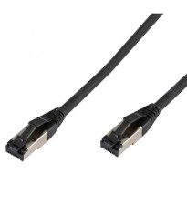 Cablu STP CAT8 Patchcord 1.5m RJ45-RJ45 negru max 40GB