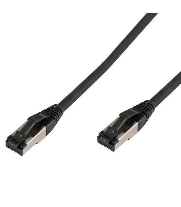 Cablu STP CAT8 Patchcord 1.5m RJ45-RJ45 negru max 40GB