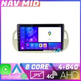Navigatie Fiat 500 2007-2015 Android 12, 4GB RAM, 64GB, CarPlay