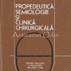 Propedeutica, Semiologie Si Clinica Chirurgicala - Fl. Mandache