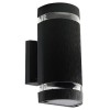 Lampa perete soclu e27 ip44 - negru, V-TAC