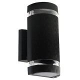 Lampa perete soclu e27 ip44 - negru, V-TAC