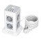 Prelungitor tip Turn Tessan TPS03-DE-C, 8 prize, 3 USB, 1 USB-C, 3A, cablu 2m