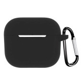 Cumpara ieftin Husa din silicon marca THD pentru castile wireless Apple Airpods 3, culoarea negru