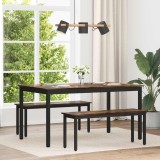 vidaXL Mese de sufragerie METAL 892652