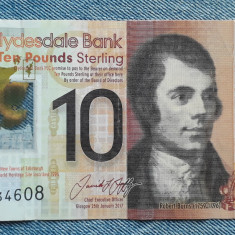 10 Pounds Sterling 2017 Scotia Clydesdale Bank polimer / seria 234608