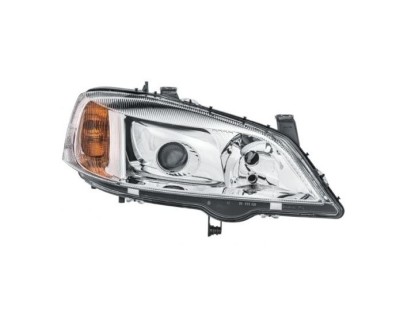 Far Opel Astra G, 1998-2009, Depo, fata, partea dreapta, xenon; tip bec D2S+H7+W5W; electric; argintiu; fara bec descarcare; fara ballast; fara motor; foto