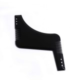 Cumpara ieftin Pieptene Barbă Conturare Barbie, Shaper 2 Capete, Negru - Ghid Perfect pentru Stilizarea Bărbiții, Accesorii Barbierit Fată