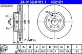 ATE 24.0132-0101.1 Disc frana