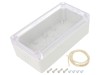 Carcasa universala HAMMOND Ritec Policarbonat IP65 85x165x55mm Gri Transparent