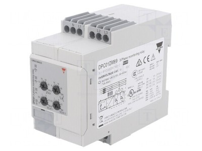 Releu Monitorizare Tensiune DIN IP20 DPC01DM69 foto