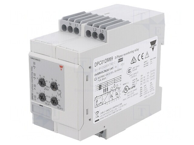 Releu Monitorizare Tensiune DIN IP20 DPC01DM69