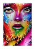 Cumpara ieftin Sticker decorativ, Abstract, Multicolor, 85 cm, 6393ST