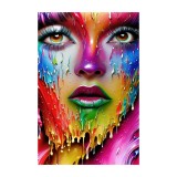 Sticker decorativ, Abstract, Multicolor, 85 cm, 6393ST