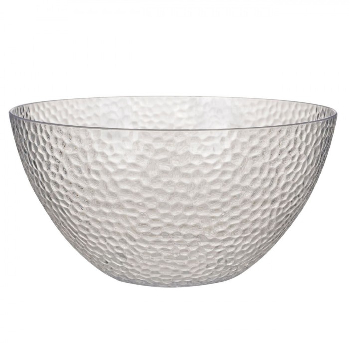 Bol Salată, Model Transparent, Capacitate 4L, Dimensiuni 25.5x13.5 cm