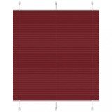 vidaXL Jaluzea plisată Bordeaux Roșu 120x150 cm Lățime țesătură