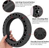 Cauciuc plin negru pt. trotineta electrica ,antiexplozie ,8.5 inch ,pentru