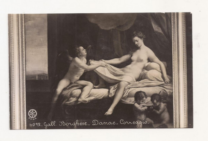 FV2 -Carte Postala - ITALIA - Gall Borghese - Danae Correggio, necirculata