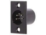 Soclu XLR 5 Pin Montare Panou