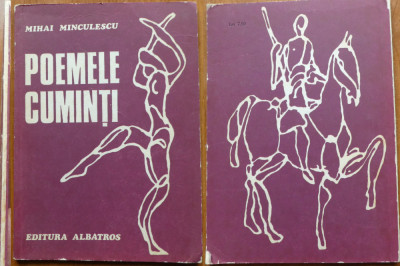 Mihai Minculescu, Poemele cuminti, 1985, ed. 1 cu autograf catre Petru Vintila foto