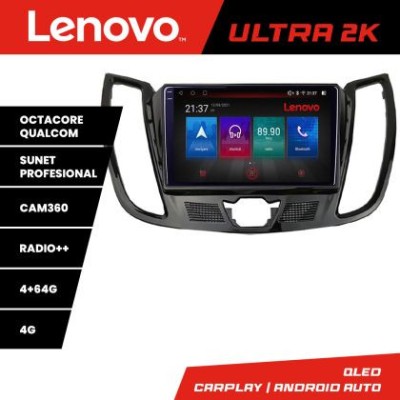 Navigatie Ford Kuga C-MAX Android radio gps internet 8 core QLED Qualcomm 4+64 360 Lenovo CarStore Technology foto