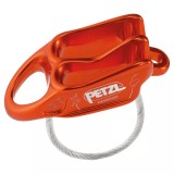 Dispozitiv Asigurare Alpinism Petzl Reverso Red/Orange: 57g, Coarda Simplă 8.5-10.5mm, Dublă 6.9-9.2mm, Filare/Rapel