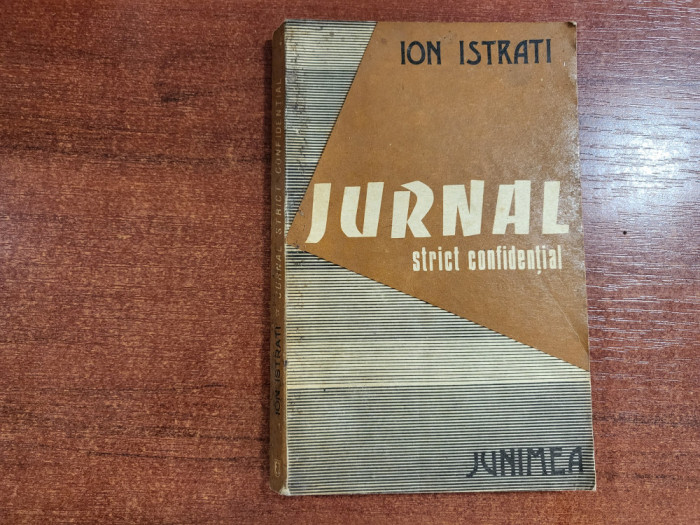 Jurnal strict confidential de Ion Istrati