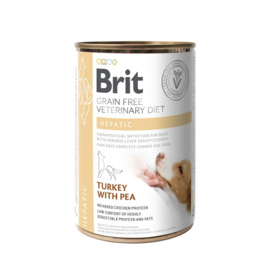 Brit Veterinary Diets GF dog Hepatic 400 g foto