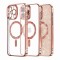 Husa pentru iPhone 15 Pro Max - Techsuit Luxury Glitter MagSafe - Rose Gold