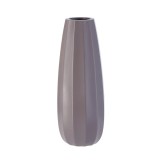 Cumpara ieftin Vaza flori ceramica gri inchis 14,5 x 39 cm