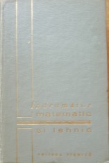 INDRUMATOR MATEMATIC SI TEHNIC - ED. TEHNICA 1964