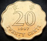 Cumpara ieftin Moneda 20 CENTI - HONG KONG, anul 1997 * cod 1154 = UNC, Asia