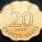 Moneda 20 CENTI - HONG KONG, anul 1997 * cod 1154 = UNC