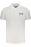Cumpara ieftin ACCADEMIA MILITARE Tricou polo barbati din bumbac, cu imprimeu, Regular fit, Alb, S