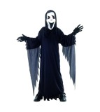 Costum carnaval Fantomă Scream pentru copii,marime 130 - 140 cm