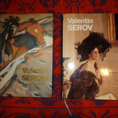 Valentin Serov - 2 albume de pictura , albume de arta -in limba engleza, germana