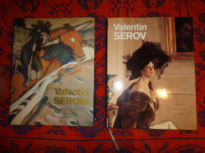 Valentin Serov - 2 albume de pictura , albume de arta -in limba engleza, germana foto